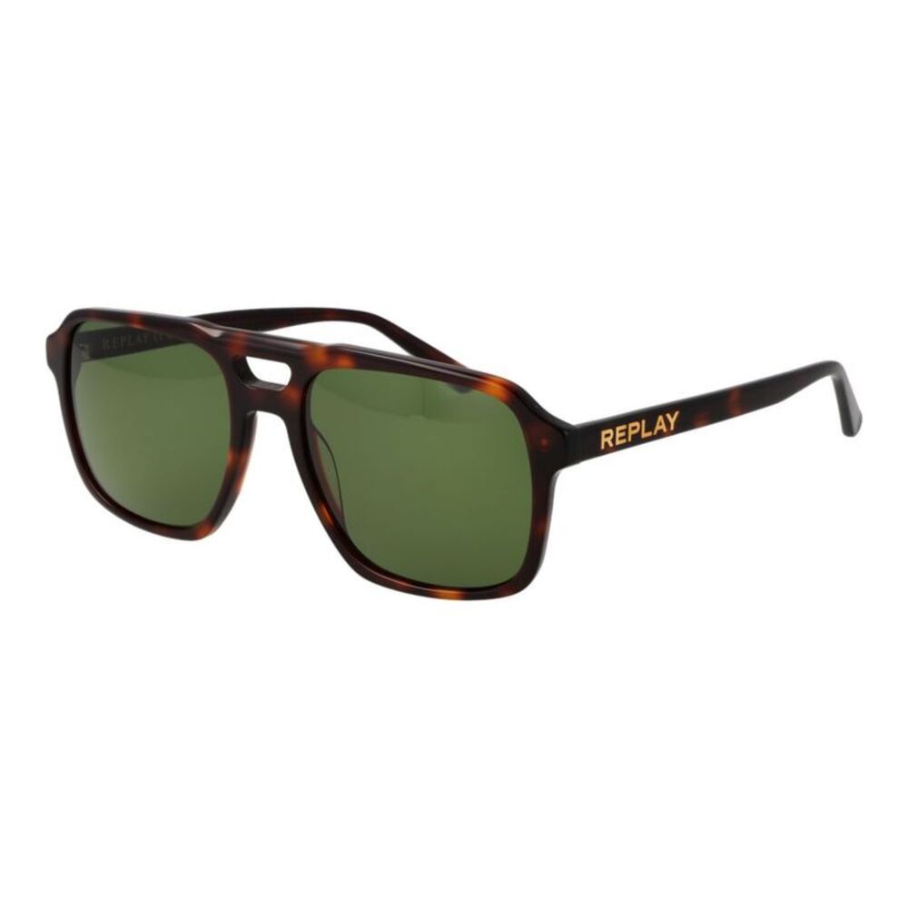 Replay Brown Plastic Men's Sunglasses